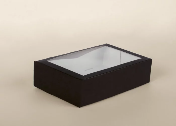 sushi box czarny zadruk